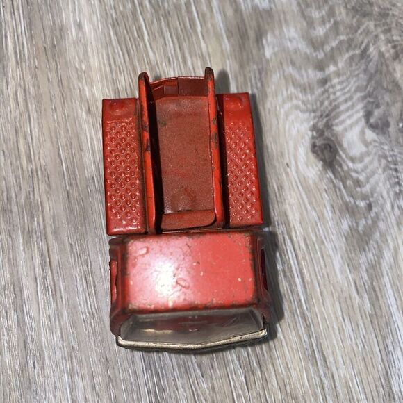 Vintage 1960s Buddy L Pressed Steel Red Pick-Up Truck 3" Metal #H323 - Picture 3 of 9